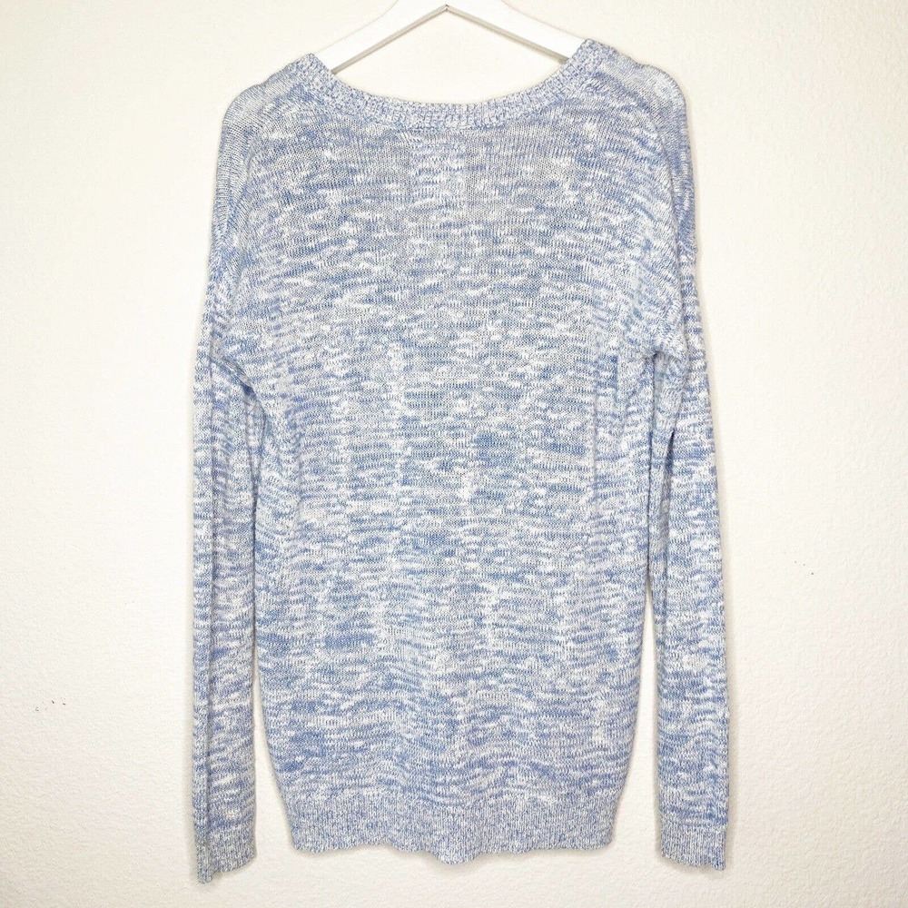 Hollister Blue Space Dyed Button Pocketed Cardigan Sweater Sz XS - Picture 6 of 7